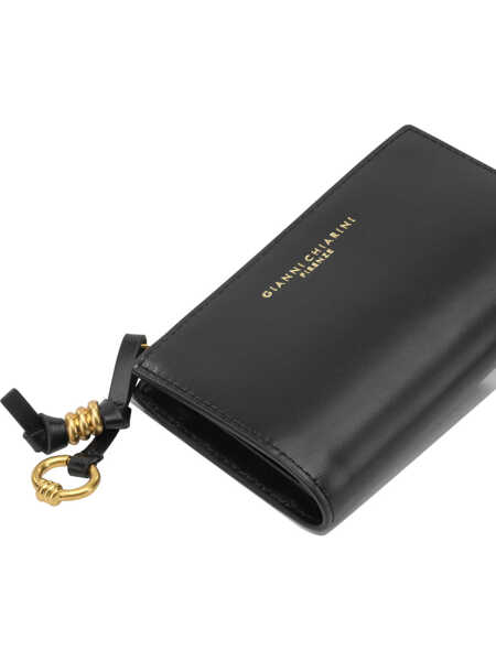 Portofele GIANNI CHIARINI Wallets & Card holders Black Femei (BM 19596540) 4