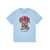 Ganni Cotton t-shirt with print Light blue