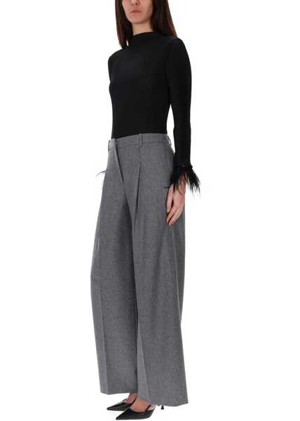 Pantaloni casual Hugo Boss Pants Tiana GREY Femei (BM 19603457) 2