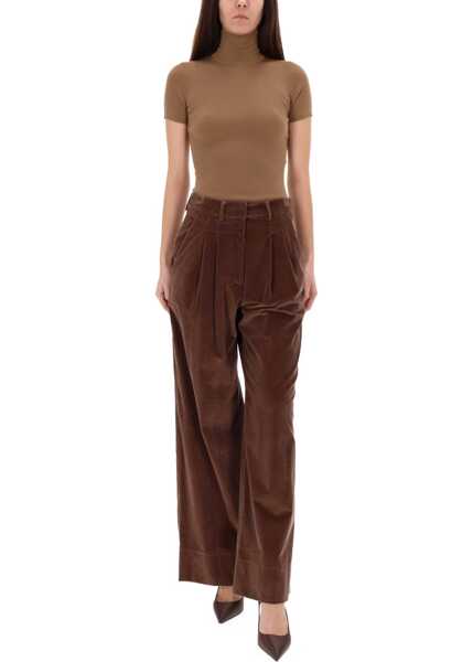 Pantaloni casual PT TORINO Pants Frankie GREY Femei (BM 19603460) 2