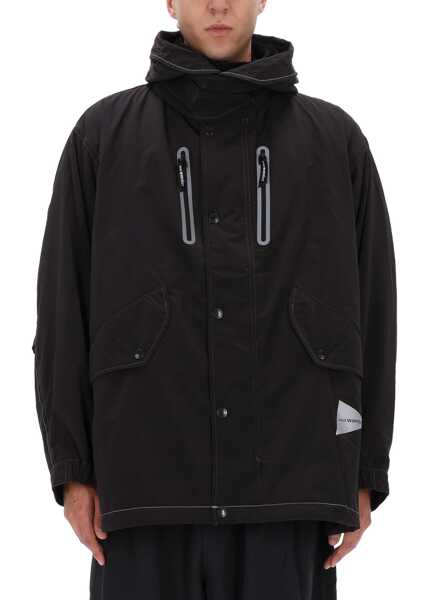 Sacouri office AND WANDER Fishtail Octa Jacket BLACK Barbati (BM 19605200) 1