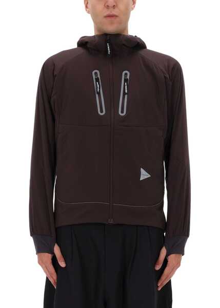 Jachete AND WANDER Alpha Air Jacket BORDEAUX Barbati (BM 19605206) 1