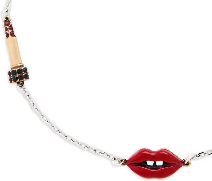 Bratari Marc Jacobs Lips Slider Bracelet SILVER Femei (BM 19605242) 2