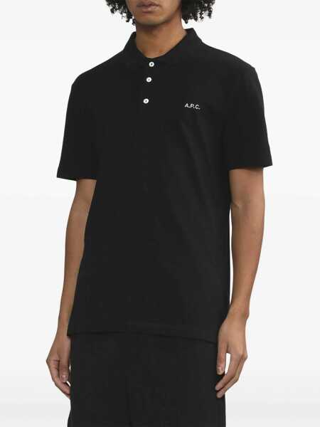 Tricouri Polo A.P.C. Standard Pole BLACK Barbati (BM 19605266) 3