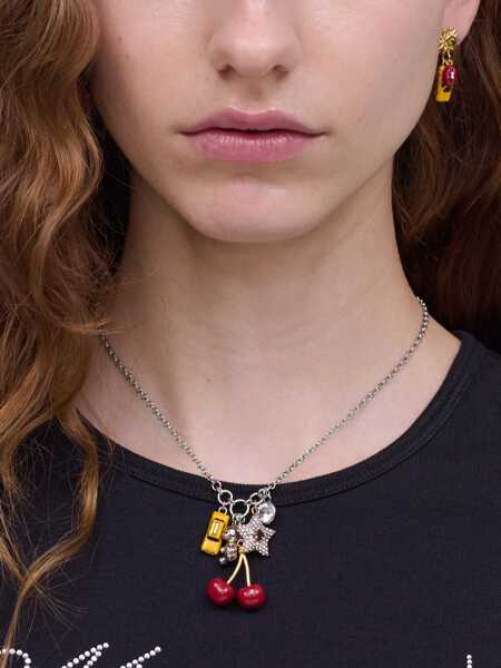 Coliere Marc Jacobs Trinket Charm Cluster Necklace SILVER Femei (BM 19605272) 2