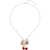 Marc Jacobs "Trinket Charm Cluster" Necklace SILVER