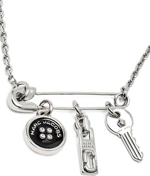 Coliere Marc Jacobs Button Charm Necklace SILVER Femei (BM 19605314) 1