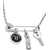 Marc Jacobs "Button Charm" Necklace SILVER