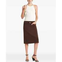 Fuste casual Midi Skirt With Logo Femei