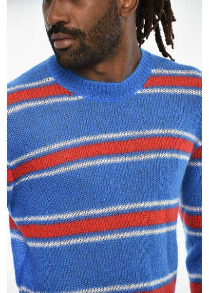 Pulovere DSQUARED2 Striped Crew-Neck Sweater Blue Barbati (BM 19605632) 3