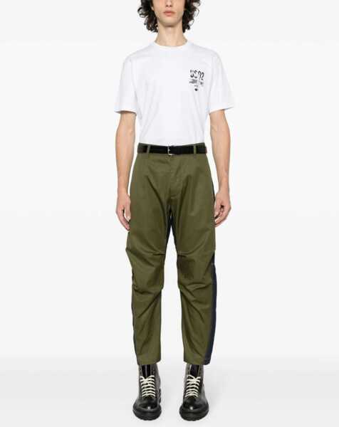 Pantaloni casual DSQUARED2 Double Fabric Pants With Belt Loops Blue Barbati (BM 19605641) 2