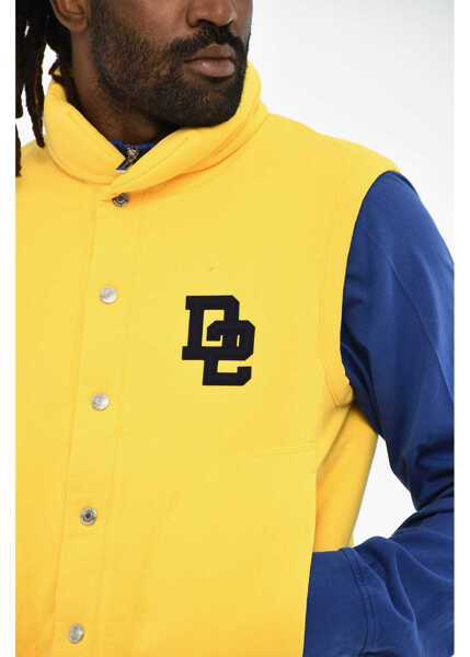 Bluze de trening DSQUARED2 Sleeveless Sweatshirt With Embossed Monogram Yellow Barbati (BM 19605656) 3