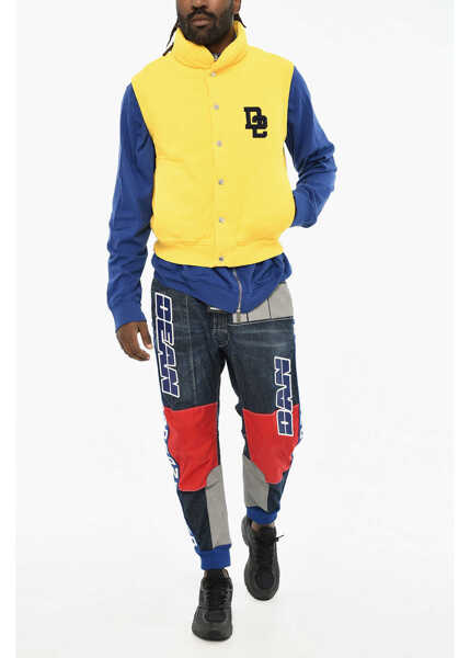 Bluze de trening DSQUARED2 Sleeveless Sweatshirt With Embossed Monogram Yellow Barbati (BM 19605656) 4