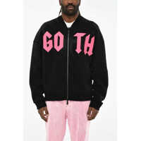 Bluze de trening Technical Fabric Sweatshirt With Rhinestone Barbati