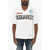 DSQUARED2 Cotton Crew-Neck T-Shirt With Polo Neck White