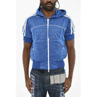 Bluze de trening Quilted Short Sleeve Sweatshirt With Zip Barbati