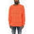 DSQUARED2 Vintage Effect Cotton Crew-Neck Sweater Orange