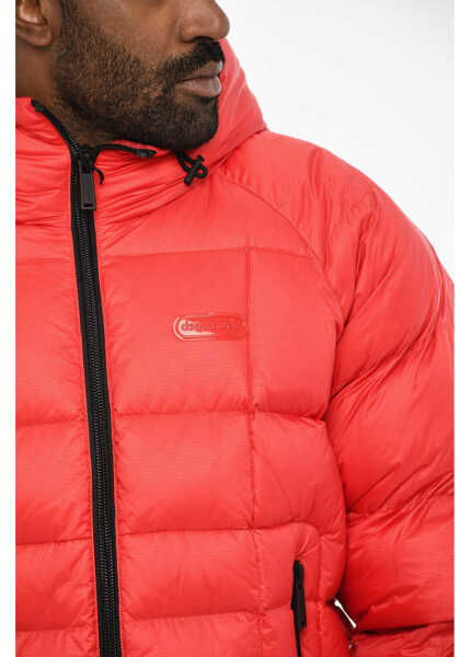 Jachete DSQUARED2 Rip Stop Check Padded Jacket Red Barbati (BM 19605683) 3