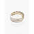 Dior Braided Golden Effect Ring Gold