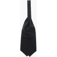 Cravate Solid Color Virgin Wool Ascot Tie Barbati
