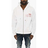 Bluze de trening Icon Fleeced-Cotton Hoodie With Zip Closure Barbati