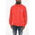 DSQUARED2 Lightweight Cotton Sweatshirt With Zip Red