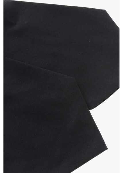 Cravate CORNELIANI Virgin Wool Ascot Tie With Lurex Trims Midnight Blue Barbati (BM 19605761) 2