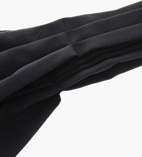 Cravate CORNELIANI Virgin Wool Ascot Tie With Lurex Trims Midnight Blue Barbati (BM 19605761) 3