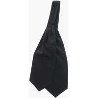 Cravate Virgin Wool Ascot Tie With Lurex Trims Barbati