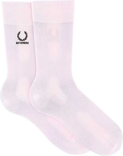 Sosete FRED PERRY X RAF SIMONS Socks With Logo Embroidery PINK Femei (BM 19605860) 1