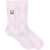 FRED PERRY X RAF SIMONS Socks With Logo Embroidery PINK