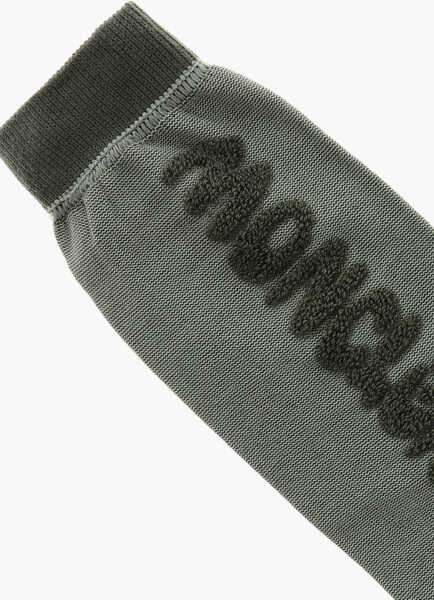 Sosete Moncler Embossed Logo Long Socks Green Barbati (BM 19605866) 2