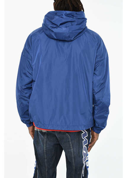Jachete DSQUARED2 Nylon Jacket With Hood Blue Barbati (BM 19605869) 2