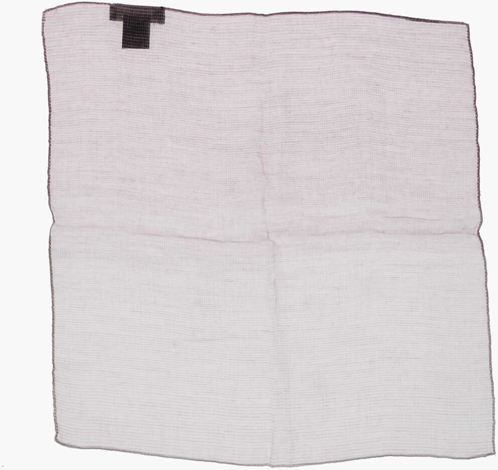 Esarfe CORNELIANI Two-Tone Lightweight Fabric Pocket Square Pink Barbati (BM 19605878) 1