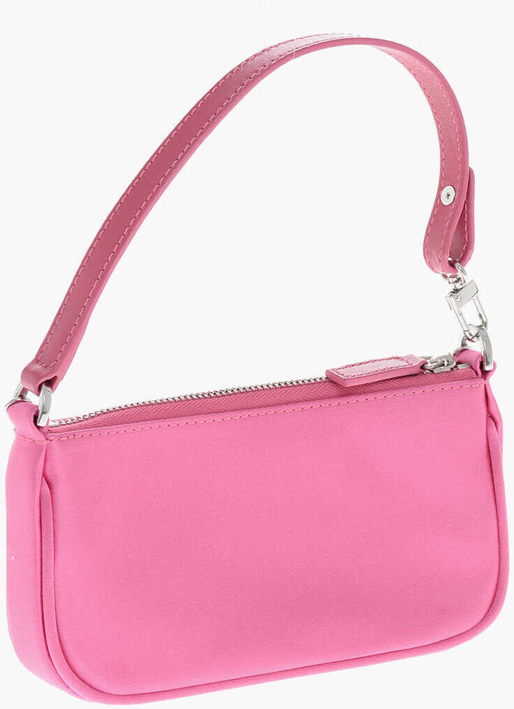 Genti de umar BY FAR Satin Rachel Mini Bag With Jewel Chain Pink Femei (BM 19605884) 2