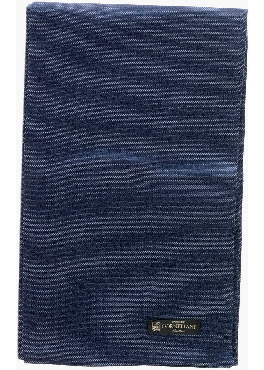 Esarfe CORNELIANI Micro Dotted Silk Foulard Blue Barbati (BM 19605887) 3