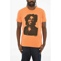 Tricouri Cotton Crew-Neck T-Shirt With Print Barbati