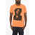 DSQUARED2 Cotton Crew-Neck T-Shirt With Print Orange