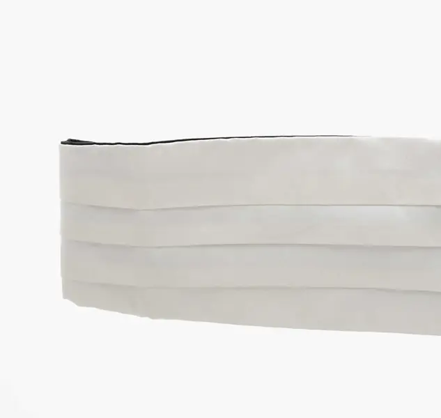 Curele CORNELIANI Pleated Silk Cummerbund White Barbati (BM 19605908) 2