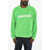 DSQUARED2 Terry Cotton Crew-Neck Sweatshirt Green