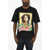 DSQUARED2 Cotton Crew-Neck T-Shirt With Print Black