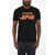 DSQUARED2 Cotton Crew-Neck T-Shirt With Print Black