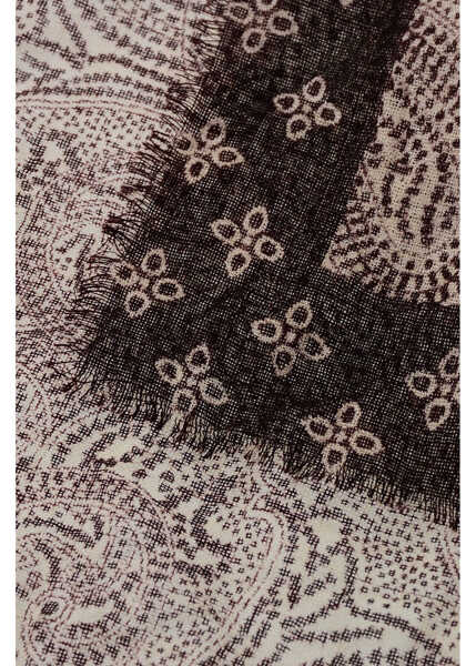 Esarfe CORNELIANI Two-Tone Wool Pocket Square Burgundy Barbati (BM 19605953) 3