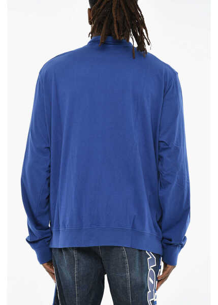 Bluze de trening DSQUARED2 Lightweight Cotton Sweatshirt With Zip Blue Barbati (BM 19605956) 2