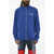 DSQUARED2 Lightweight Cotton Sweatshirt With Zip Blue