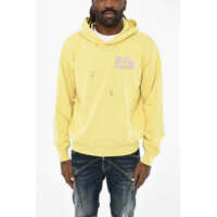 Pulovere Cotton Sweater With Hood And Embroidery Barbati