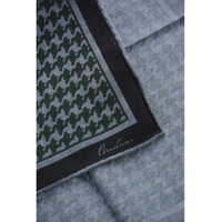 Esarfe pentru Barbati - Esarfe CORNELIANI Houndstooth Motif Cotton Pocket Square Blue Barbati (BM 19605992) - B-mall.ro