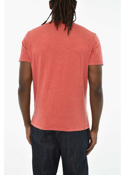 Tricouri DSQUARED2 Cotton Crew-Neck T-Shirt With Print Red Barbati (BM 19606109) 2