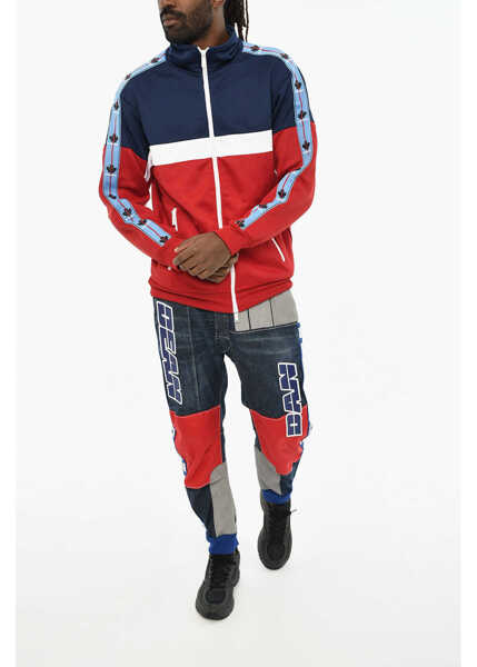 Bluze de trening DSQUARED2 Color Block Sweatshirt With Side Logo Multicolor Barbati (BM 19606118) 4