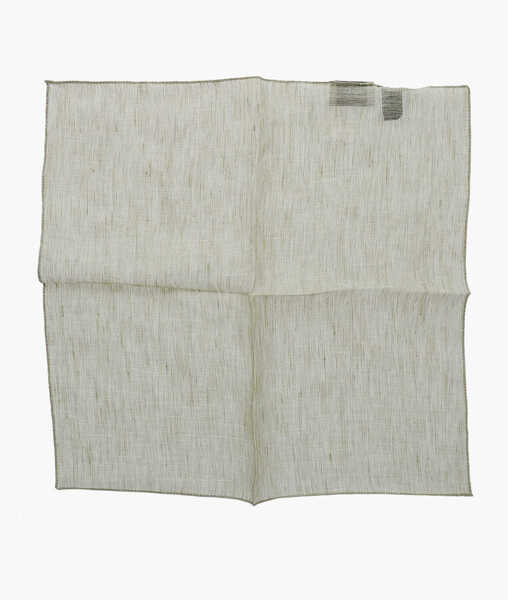 Esarfe CORNELIANI Cc Collection Solid Color Linen Pocket Square Green Barbati (BM 19606130) 1